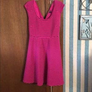 Torrid pink and black dress Torrid size 1